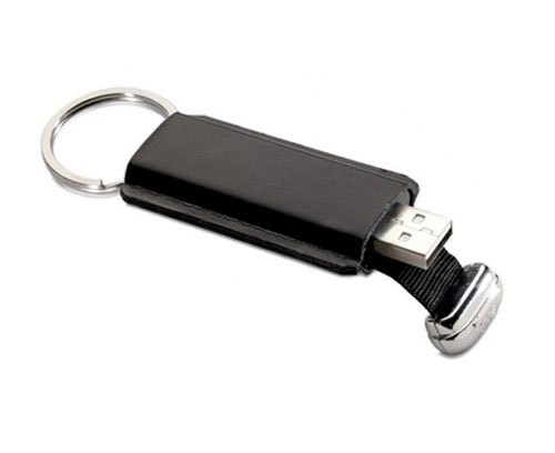 Çekmeli Deri Kaplama USB Bellek