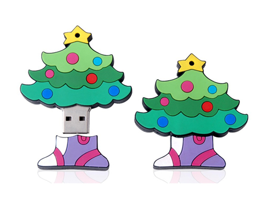 Renkli Noel Ağacı USB Bellek
